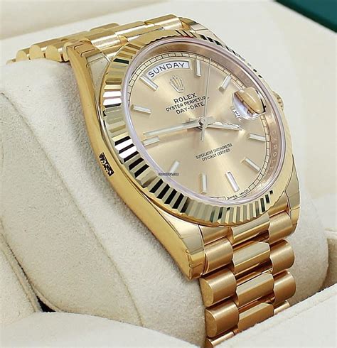 gold rolex presidental|Rolex day date 228238.